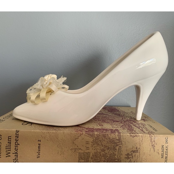 Vintage Enesco : ceramic heel shoe - Picture 2 of 14